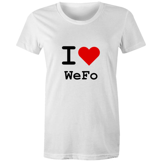 Heart West Footscray - Women's Tee black text