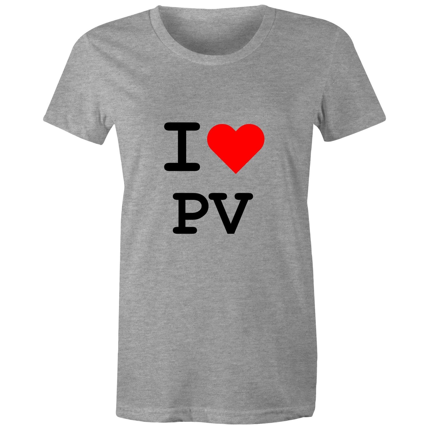 Heart Pascoe Vale - Women's Tee black text