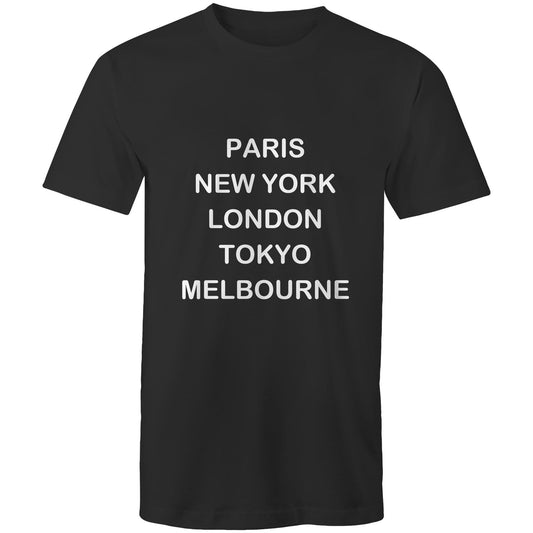 Cities of the World - Melbourne - White text classic T-shirt