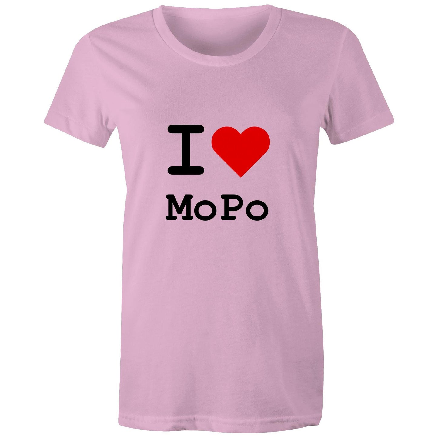 Heart Moonee Ponds - Women's Tee black text