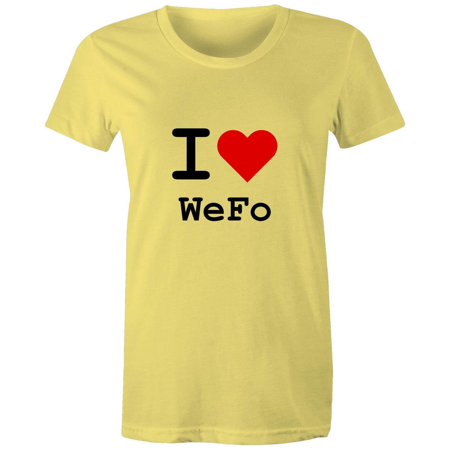 Heart West Footscray - Women's Tee black text