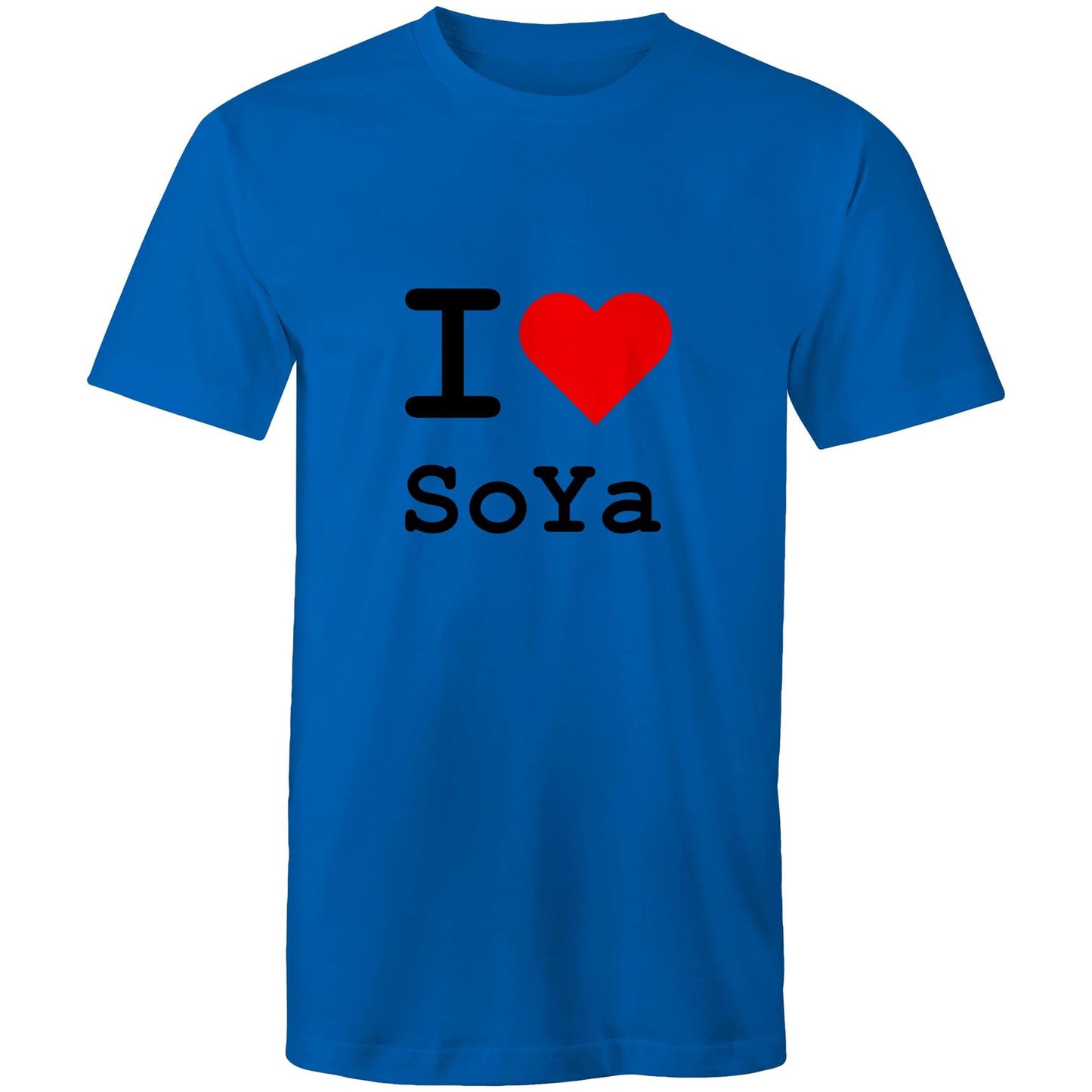 I love South Yarra - Black text T-shirt