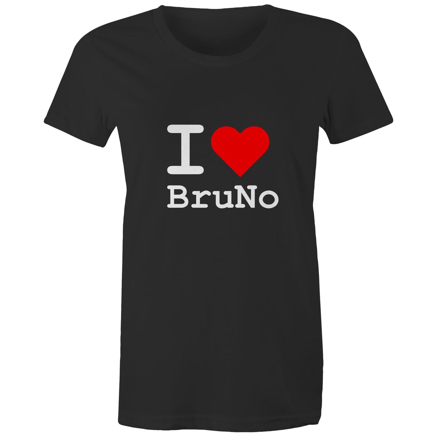 Heart Brunswick North - Women's Tee white text