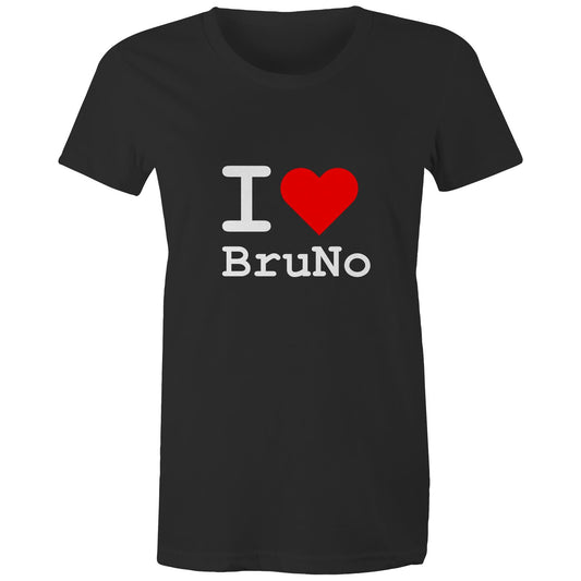 Heart Brunswick North - Women's Tee white text