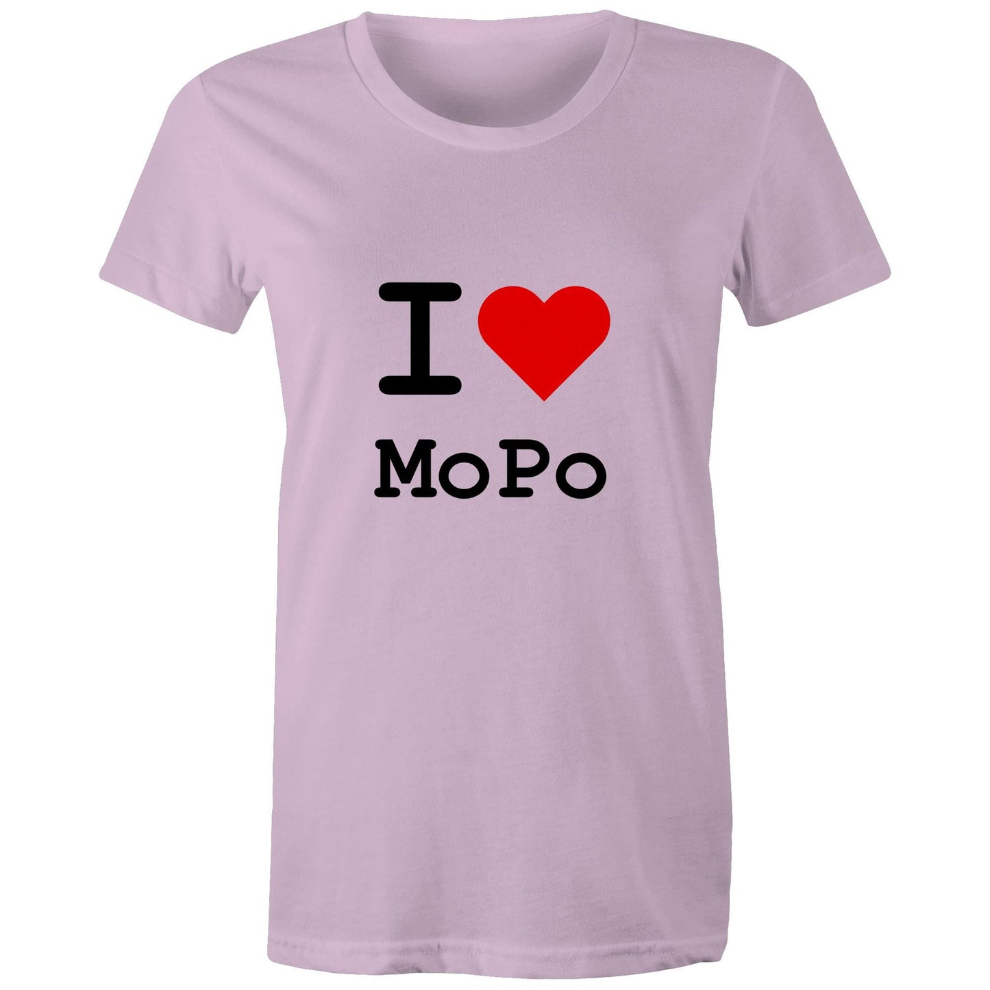 Heart Moonee Ponds - Women's Tee black text