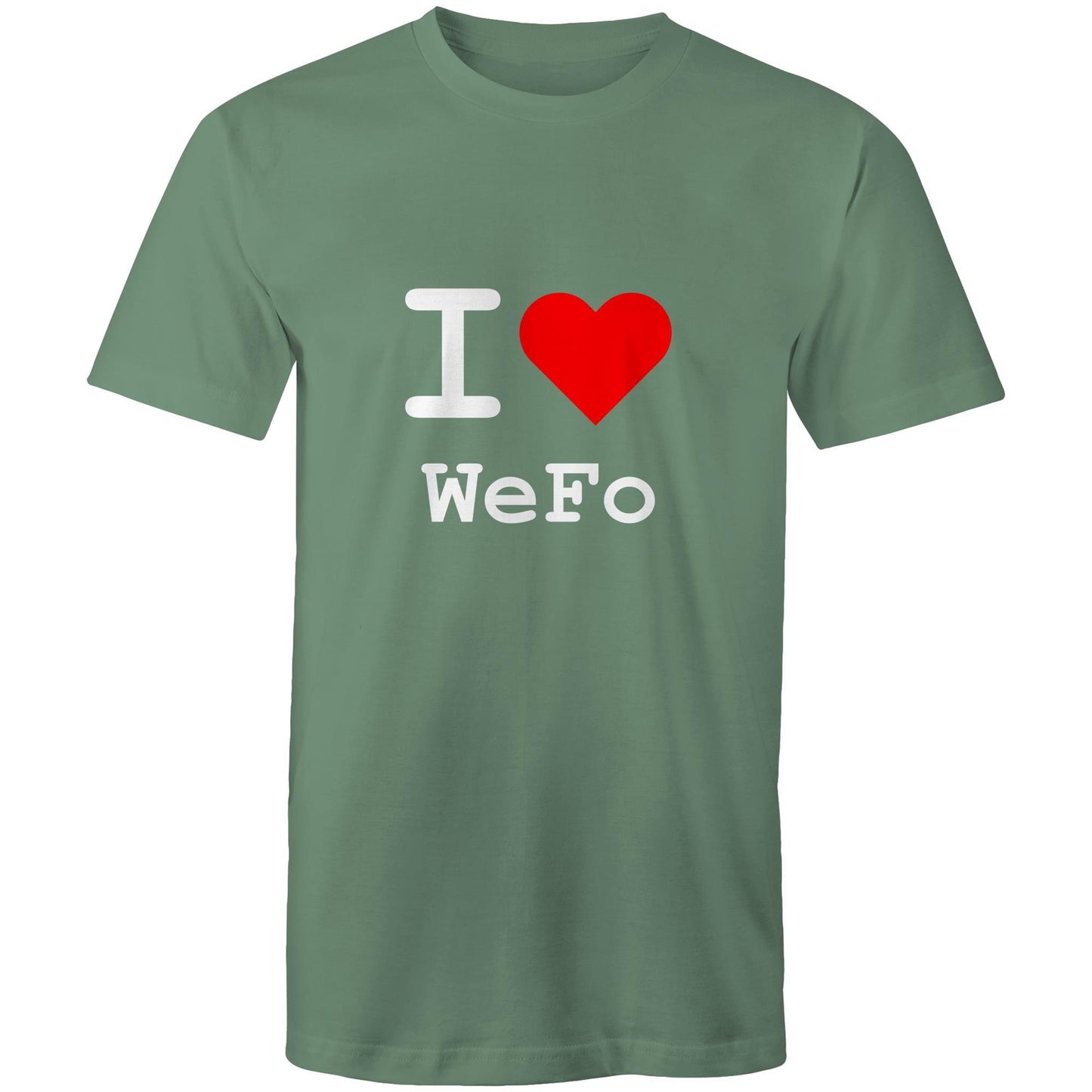 I love West Footscray - White text T-shirt
