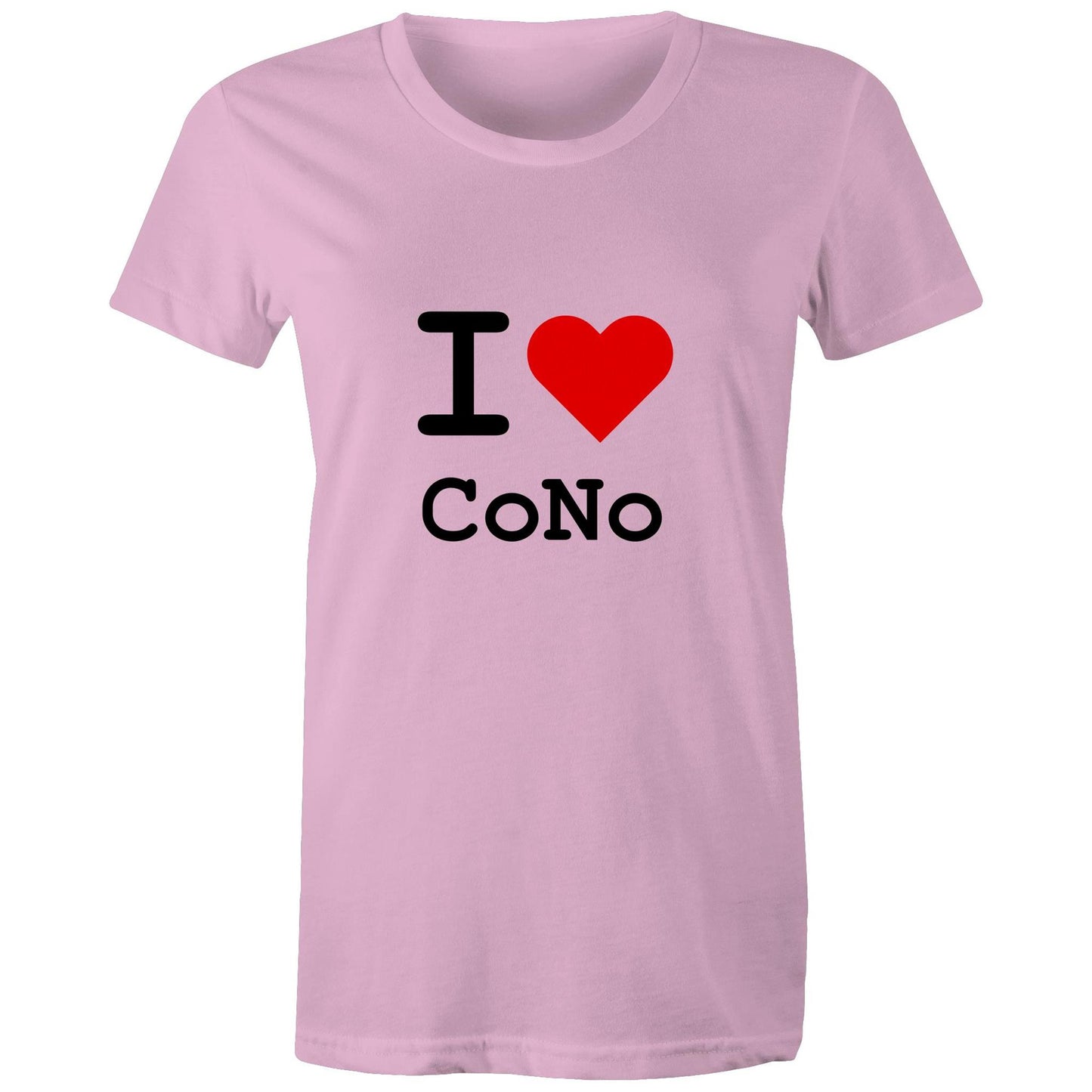 Heart Coburg North - Women's Tee black text