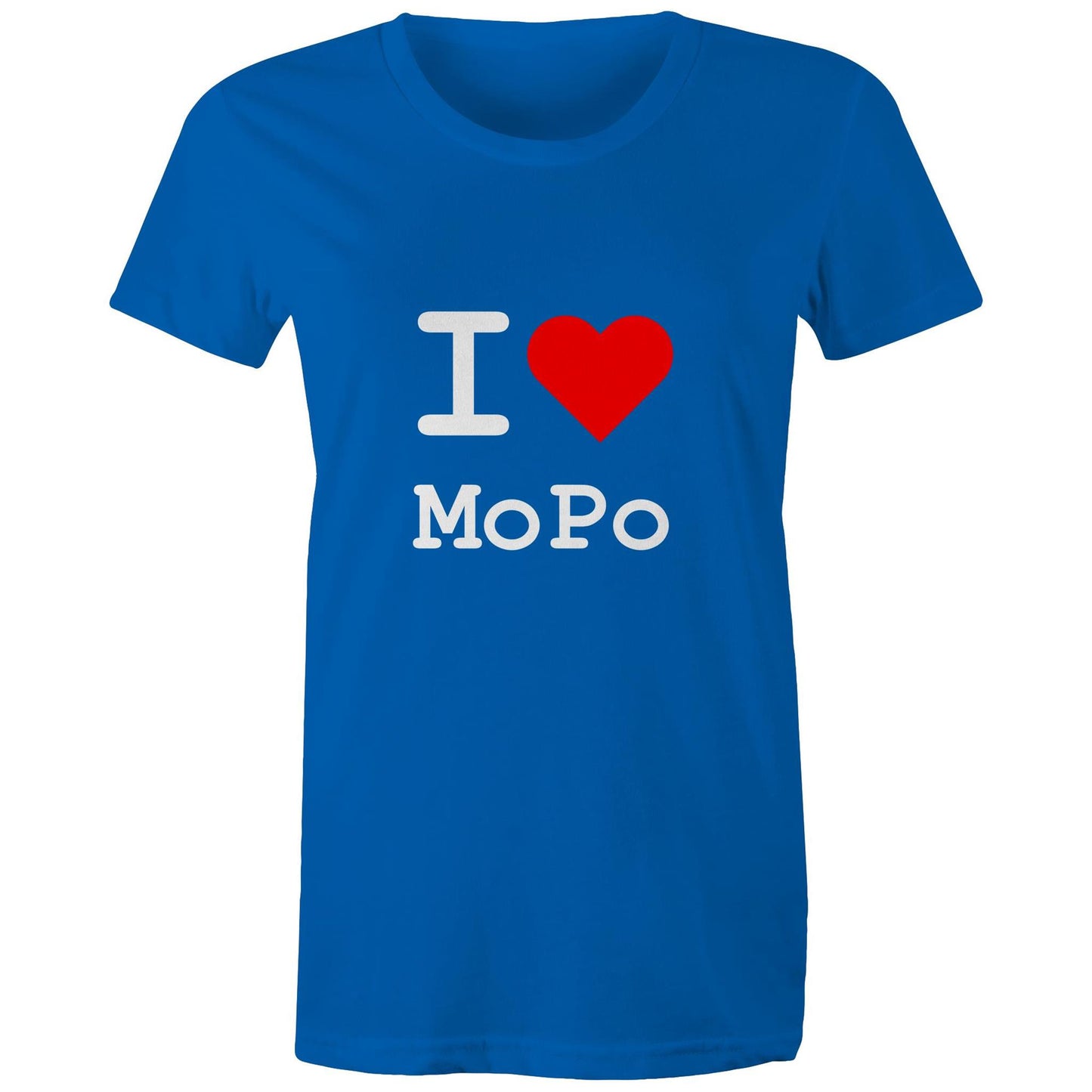 Heart Moonee Ponds - Women's Tee white text