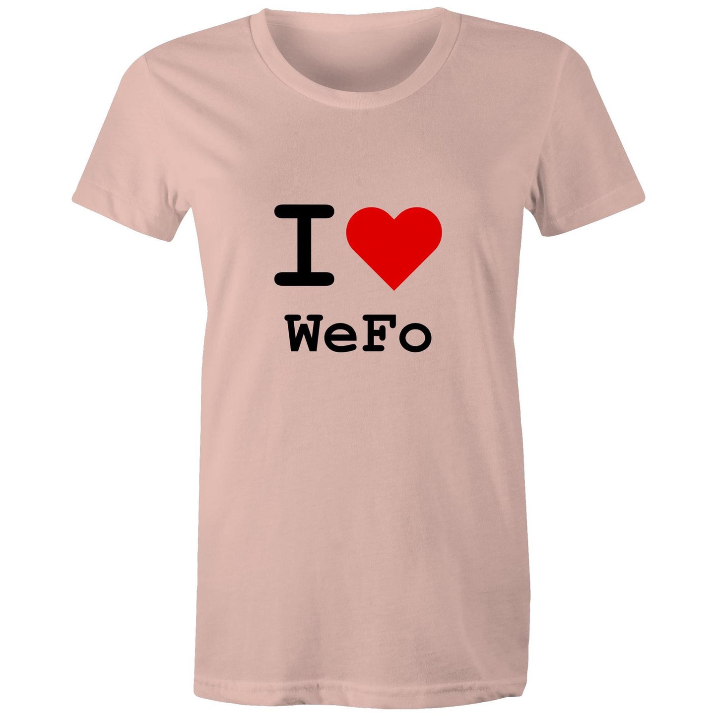 Heart West Footscray - Women's Tee black text