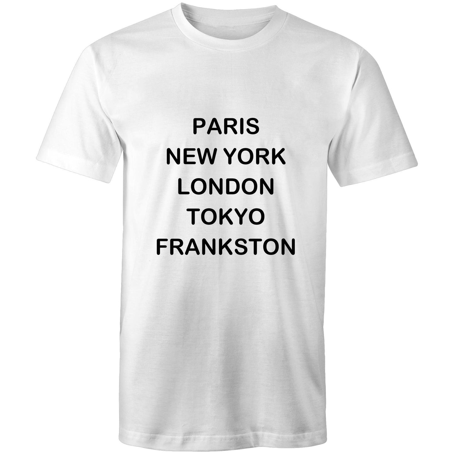 Cities of the World - Frankston - Black text classic T-shirt