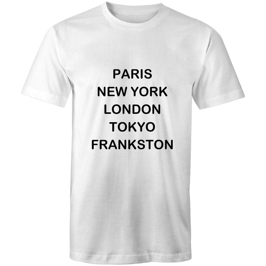 Cities of the World - Frankston - Black text classic T-shirt