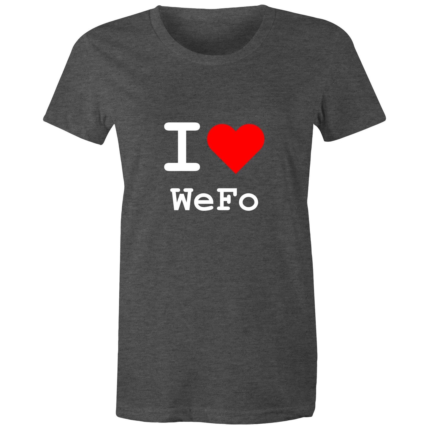Heart West Footscray - Women's Tee white text