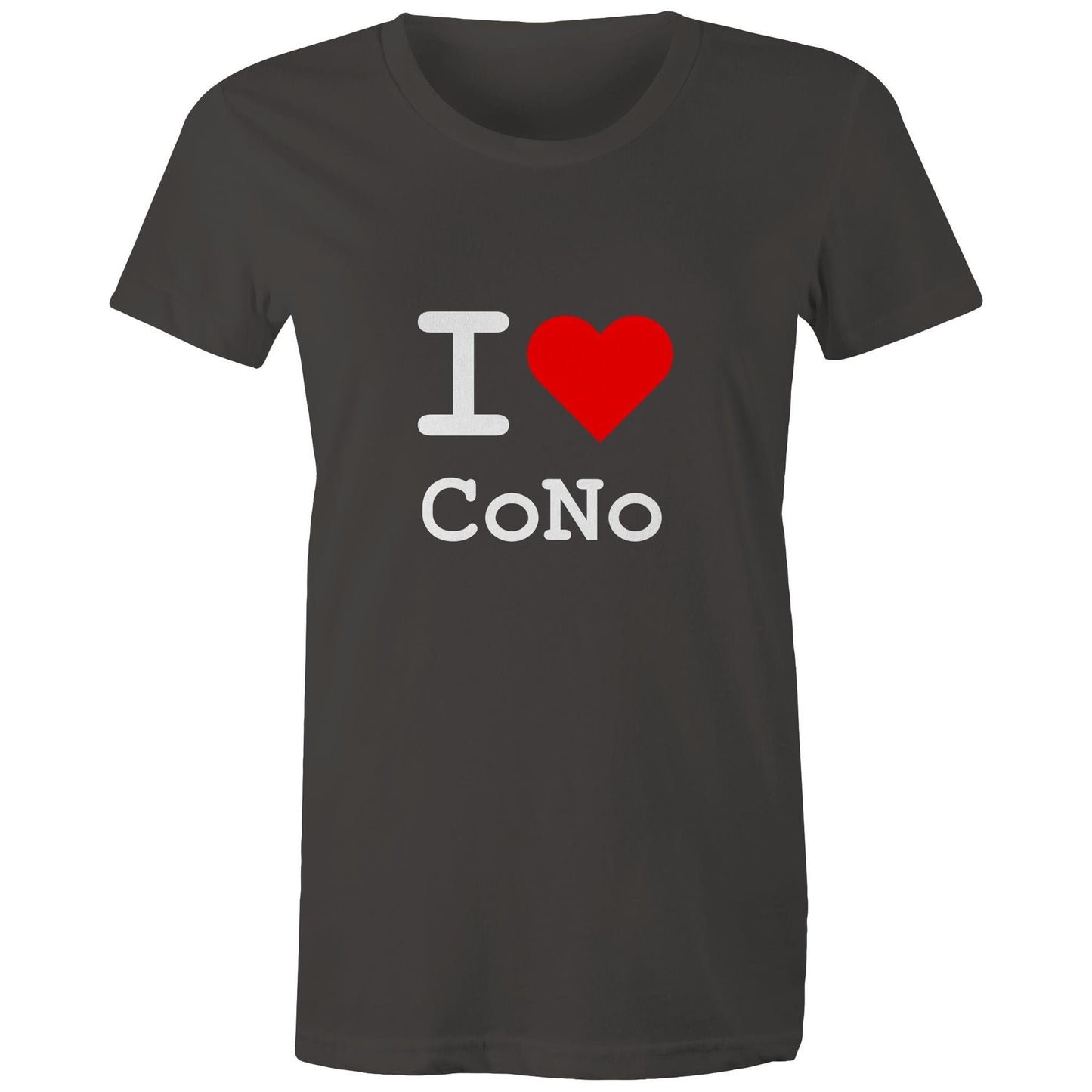 Heart Coburg North - Women's Tee white text