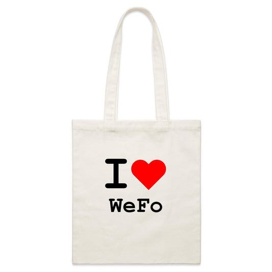 Heart West Footscray - Parcel Canvas Tote Bag