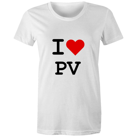 Heart Pascoe Vale - Women's Tee black text